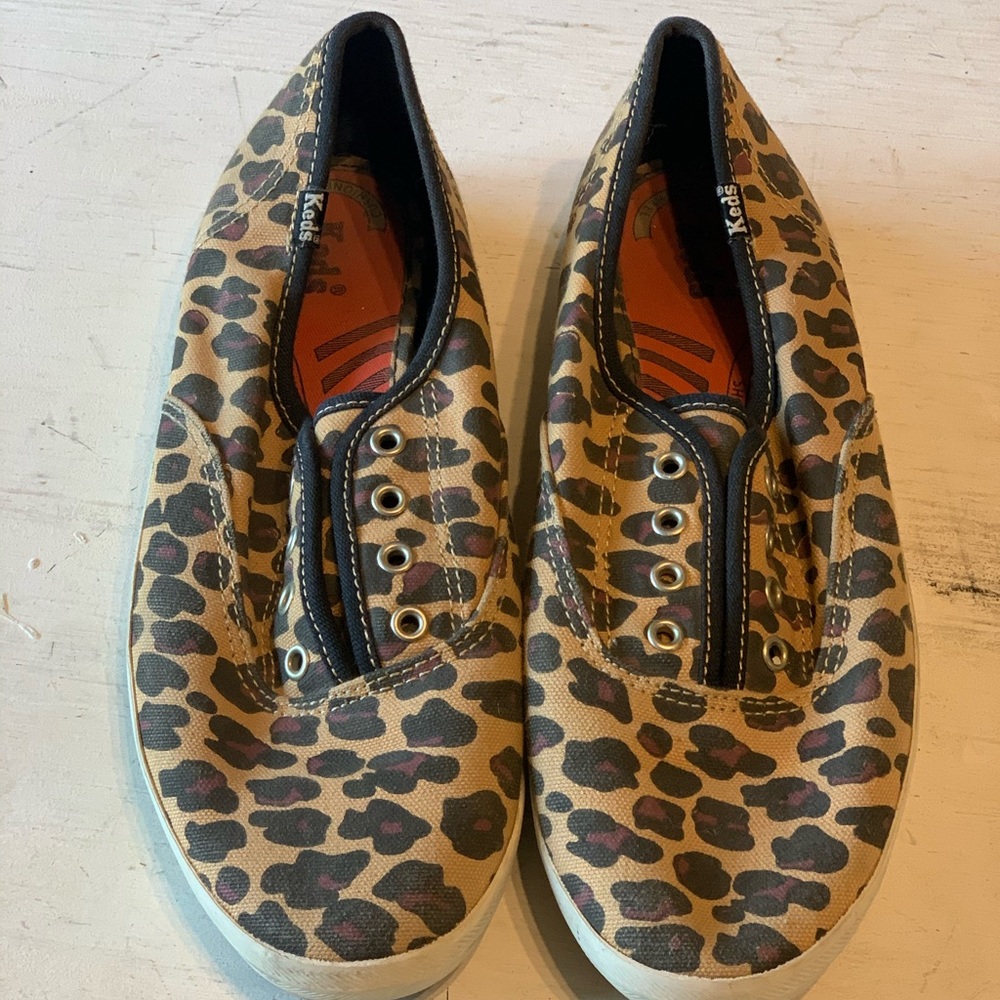 Cheetah Keds Slip on Sneaker Women’s 7.5